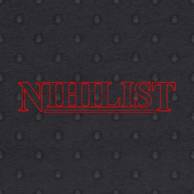 Nihilist Stranger Things Logo Design by DankFutura